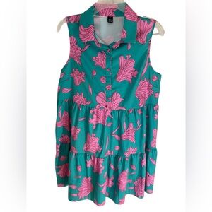 Floral Sleeveless Sundress Size Large